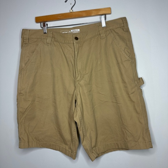 Carhartt Other - Carhartt Rugged Flex Relaxed Fit Men's 38x11 Khaki Cargo Shorts
